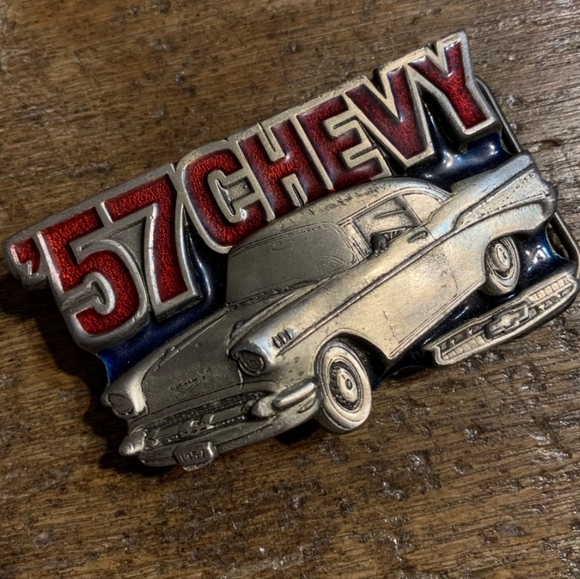 1957 Chevy Bel Air belt buckle - Picture 1 of 3